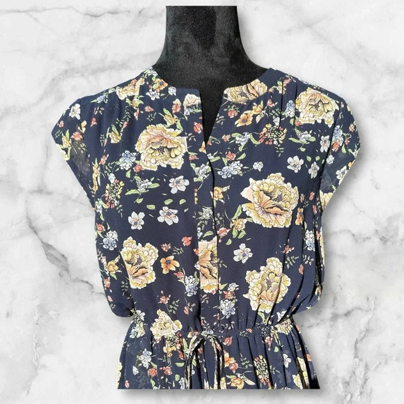 DR2 by Daniel Rainn flowy maxy dress sz S #004 - Picture 3 of 3